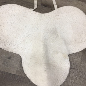 Felt Fitted Hunter Saddle Pad *gc, stains, clumpy, mnr hair, dingy, older