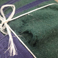 Hvy Soft Wool Cooler, tail *gc, clean, hairy, dirt, mnr tear, dust
