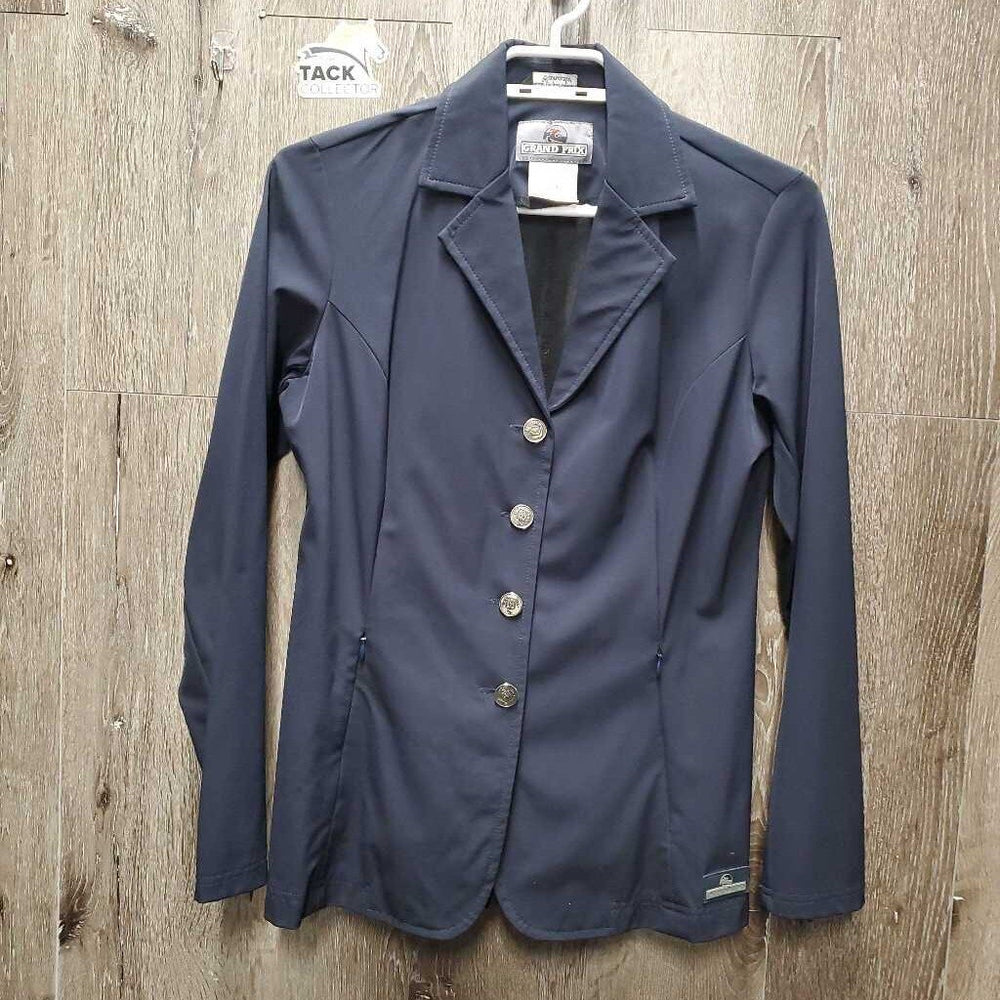 Technical Show Jacket, zipper, buttons *vgc, rough button hole threads, seam puckers