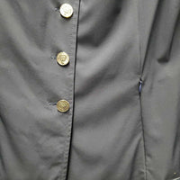 Technical Show Jacket, zipper, buttons *vgc, rough button hole threads, seam puckers
