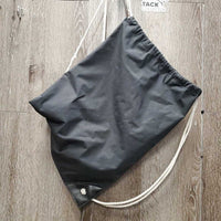 3/4 Length Riding Rain Jacket, Removeable/Zip Hood, Drawstring Bag *vgc, clean, faded, rubs, older, wpf
