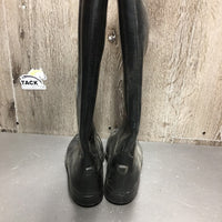 Tall Soft Lined Rubber Riding Boots *gc, v.dirty, scuffs, older, scrapes, scratches
