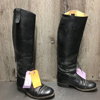 Field Boots, Pull On *gc, older, mnr rubs, scratches, rubs & dirt/residue, v.rubbed heels
