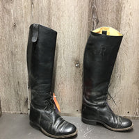 Field Boots, Pull On *gc, older, mnr rubs, scratches, rubs & dirt/residue, v.rubbed heels
