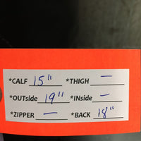 Field Boots, Pull On *gc, older, stiff, mnr dirt & residue, rubs, cracking, scrapes & scratches
