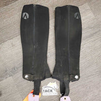 JUNIORS Pr Synthetic Half Chaps *gc, dirt, faded, rubs
