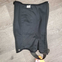 JUNIORS Pr Synthetic Half Chaps *gc, dirt, faded, rubs
