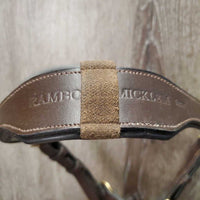 Multi Bridle, 4 Plastic Bit Clips, 2 Leather Bit Straps, Sidepull Strap, Rubber Reins *xc/vgc, clean, mnr film?dirt & faded spot
