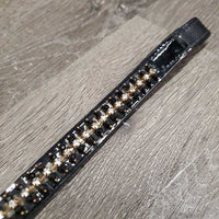 Patent Leather Bling Browband, tag *new
