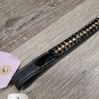 Patent Leather Bling Browband, tag *new

