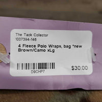4 Fleece Polo Wraps, bag *new
