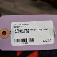 4 Fleece Polo Wraps, bag *new
