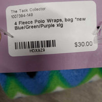 4 Fleece Polo Wraps, bag *new
