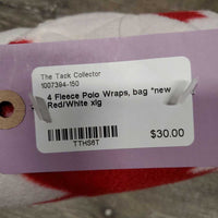 4 Fleece Polo Wraps, bag *new
