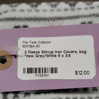 2 Fleece Stirrup Iron Covers, bag *new
