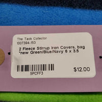 2 Fleece Stirrup Iron Covers, bag *new
