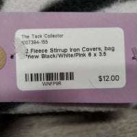 2 Fleece Stirrup Iron Covers, bag *new
