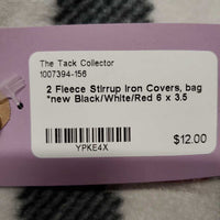 2 Fleece Stirrup Iron Covers, bag *new
