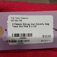 2 Fleece Stirrup Iron Covers, bag *new
