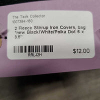 2 Fleece Stirrup Iron Covers, bag *new
