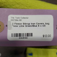 2 Fleece Stirrup Iron Covers, bag *new
