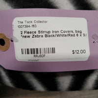 2 Fleece Stirrup Iron Covers, bag *new

