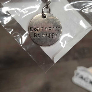 Bridle Charm, "Dont Worry Be Hapy" *new