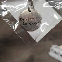 Bridle Charm, "Dont Worry Be Hapy" *new
