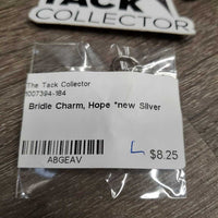 Bridle Charm, Hope *new