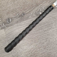 Flower Riding Whip - Crop *gc, scrapes, peeling, dirt, stain
