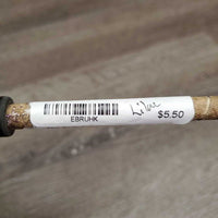 Flower Riding Whip - Crop *gc, scrapes, peeling, dirt, stain
