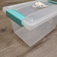 Plastic Sealed Box & Lid *vgc
