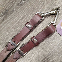 Elastic & Leather Breastplate, snap *vgc, clean, mnr stains, dry, stiff
