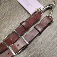 Elastic & Leather Breastplate, snap *vgc, clean, mnr stains, dry, stiff
