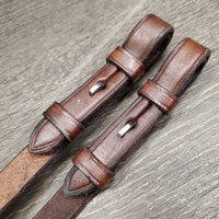 Braided Reins *xc/like new, v.stiff, v.dry, v.twisted/curled
