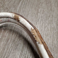 Padded Leather Halter, adj, snap *gc/fair, chewed, clean, faded, rubs, peeled edge
