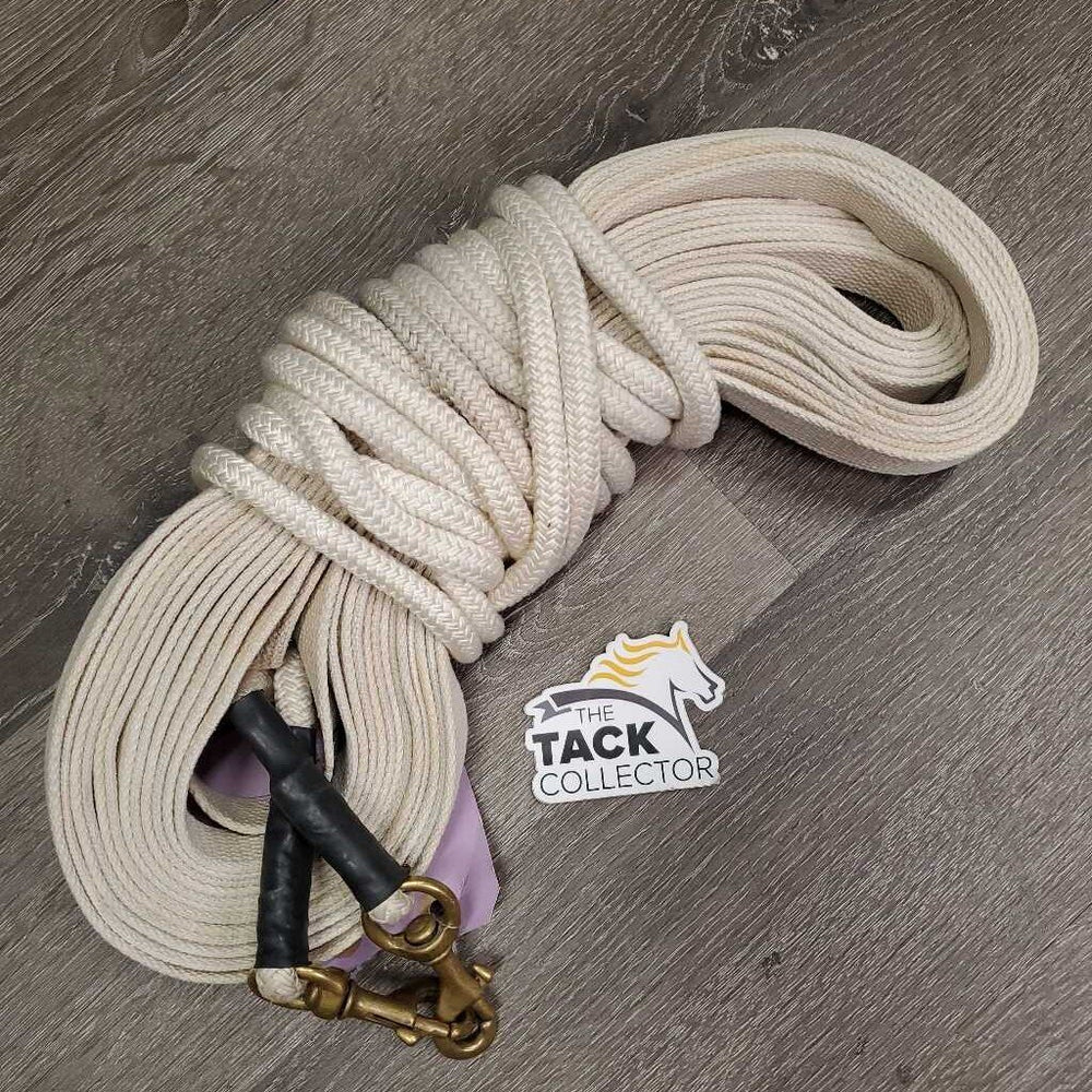 Yacht Rope, Cotton Web Long/Driving Lines, snaps *vgc, clean, stains, cuts/frays, missing clip