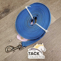 Nylon Web Lunge Line *gc, older, stains, rubs