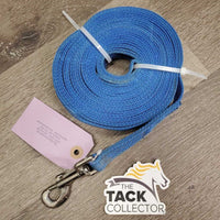 Nylon Web Lunge Line *gc, older, oxidization, stains, rubs
