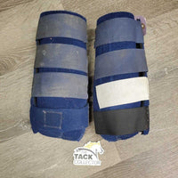 Closed Sport Boots, velcro *gc, older, weak velcro, clean, hairy, residue/stains, faded lining
