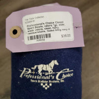 Closed Sport Boots, velcro *gc, older, weak velcro, clean, hairy, residue/stains, faded lining