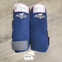 Closed Sport Boots, velcro *gc, older, replaced & weak velcro, clean, hairy, residue/stains
