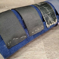 Closed Sport Boots, velcro *gc, older, replaced & weak velcro, clean, hairy, residue/stains