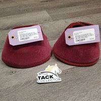 No Turn Soft Neoprene Bell Boots, velcro *gc, older, clean, edges: rip, holes & pills, hairy velcro
