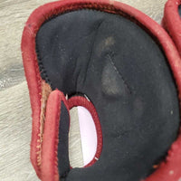 No Turn Soft Neoprene Bell Boots, velcro *gc, older, clean, edges: rip, holes & pills, hairy velcro
