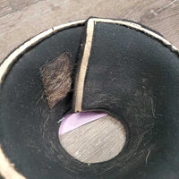 Wrap Around Neoprene Bell Boots, velcro *gc/fair, older, stains, faded, clean, sm holes, curled/cracking edges
