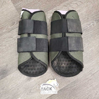 Closed Mesh Front & Hind Boots, velcro *gc/fair, clean, residue, loose lining, dirt, rubs & snags
