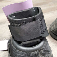 Pr Hoof Boots, 2 neoprene Easy Boot gaiters, mesh bag *like new, mnr dust