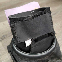 Pr Hoof Boots, 2 neoprene Easy Boot gaiters, mesh bag *like new, mnr dust