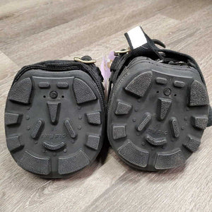 Pr Hoof Boots, 2 neoprene Easy Boot gaiters, mesh bag *like new, mnr dust